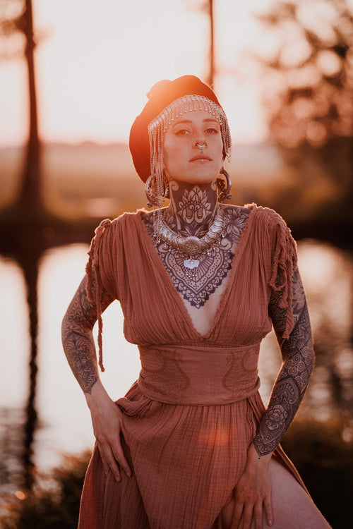 The Tulum Organic Goddess Gown