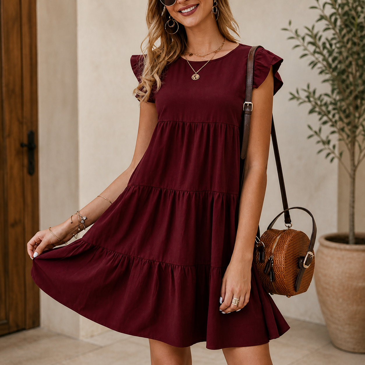 The Willow Tiered Shift Dress