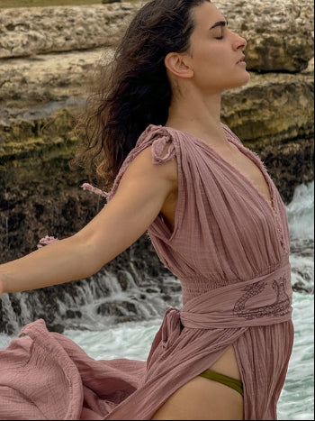 The Tulum Organic Goddess Gown